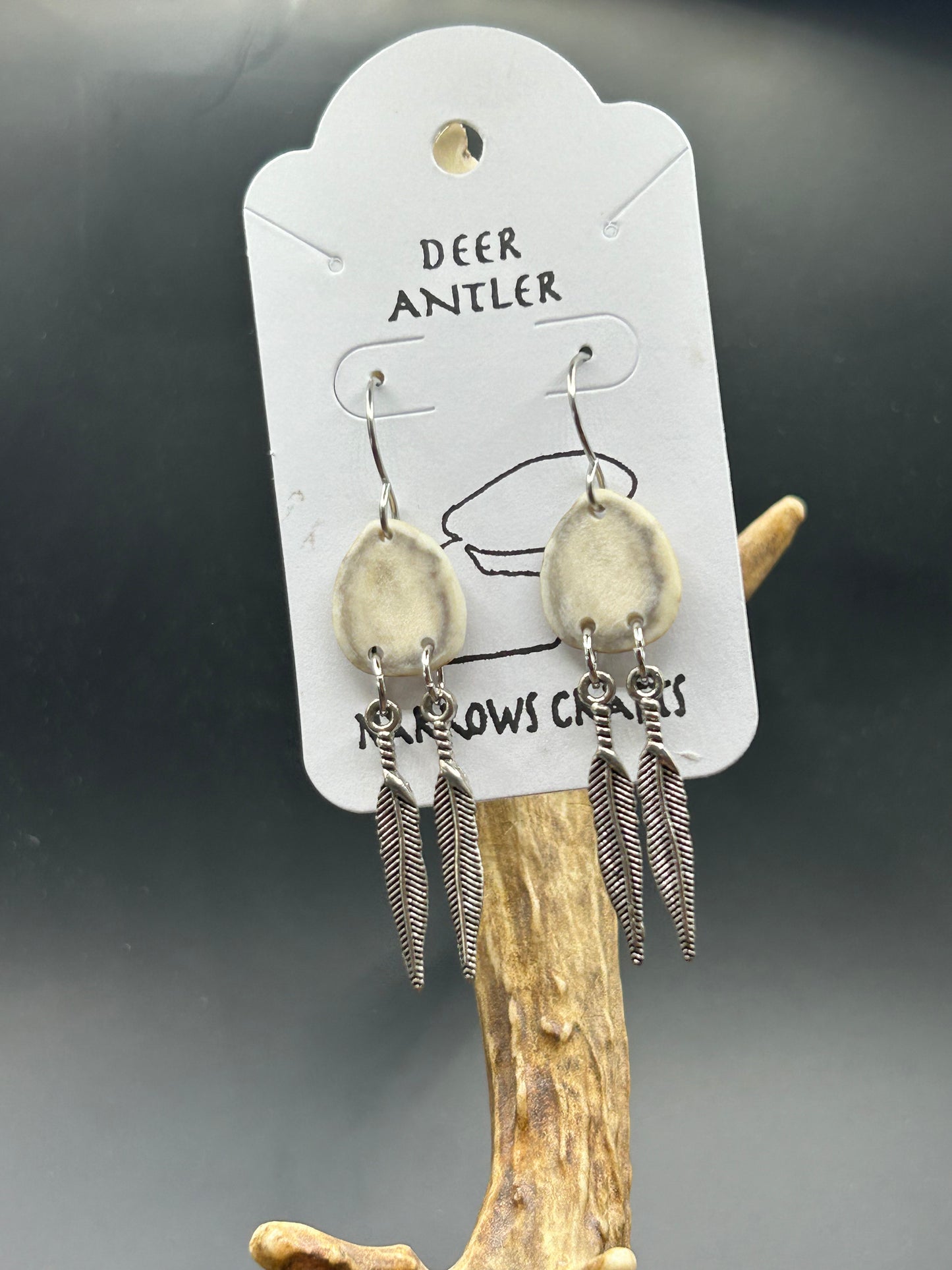 Antler and feather