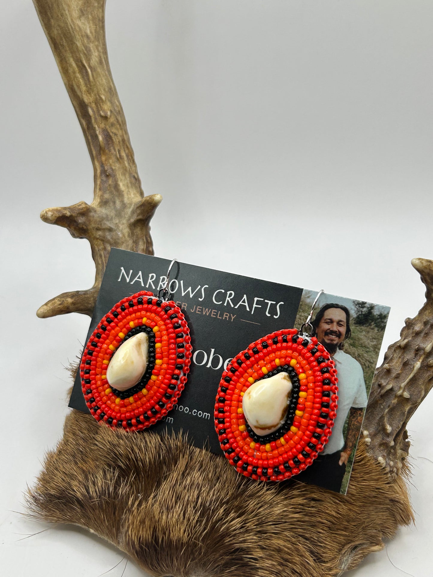 Beads and Bull Elk Ivory