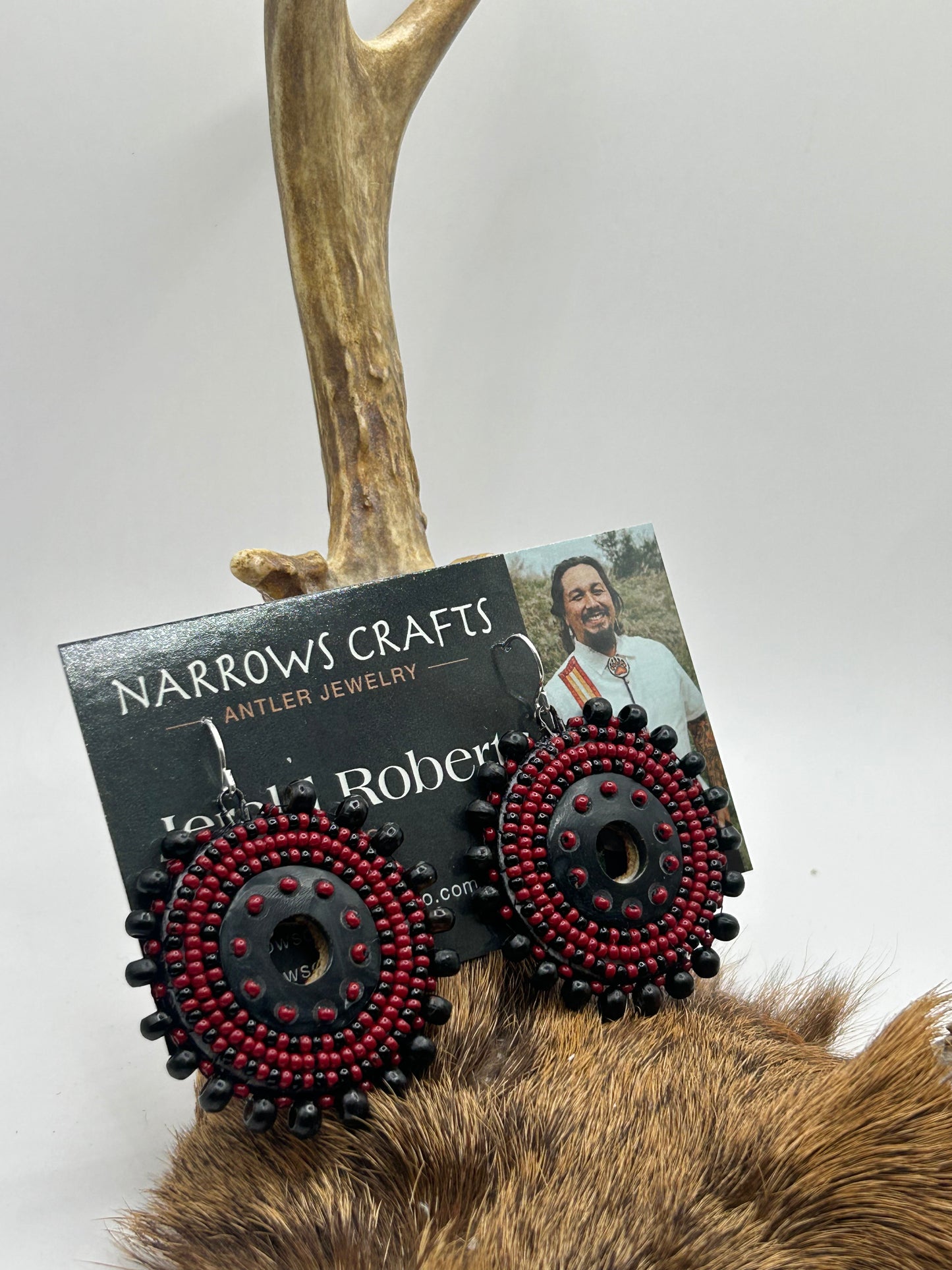 Buffalo Horn with Beads